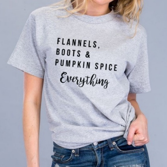 Sweetbb Tops - Fall Graphic Tee Small